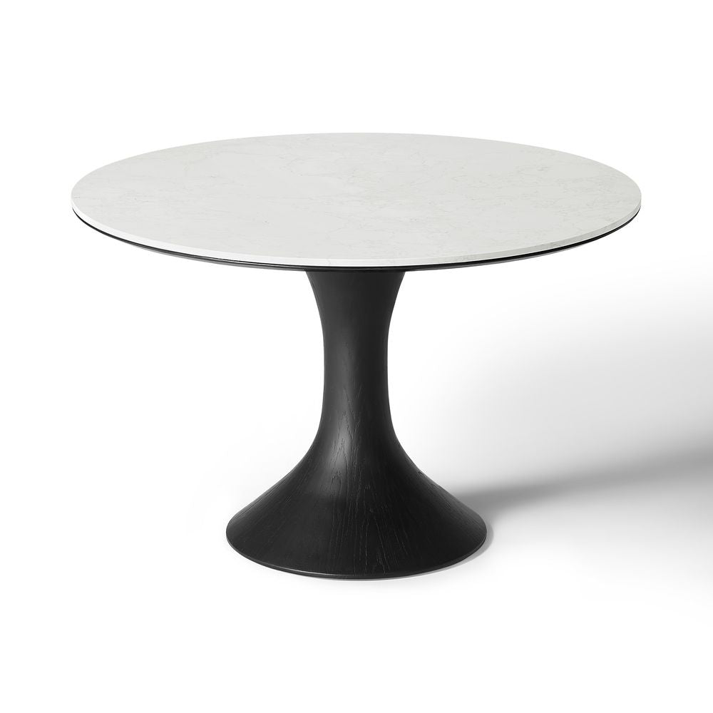 Elara Marble Dining Table, 120/150cm - Exclusivia