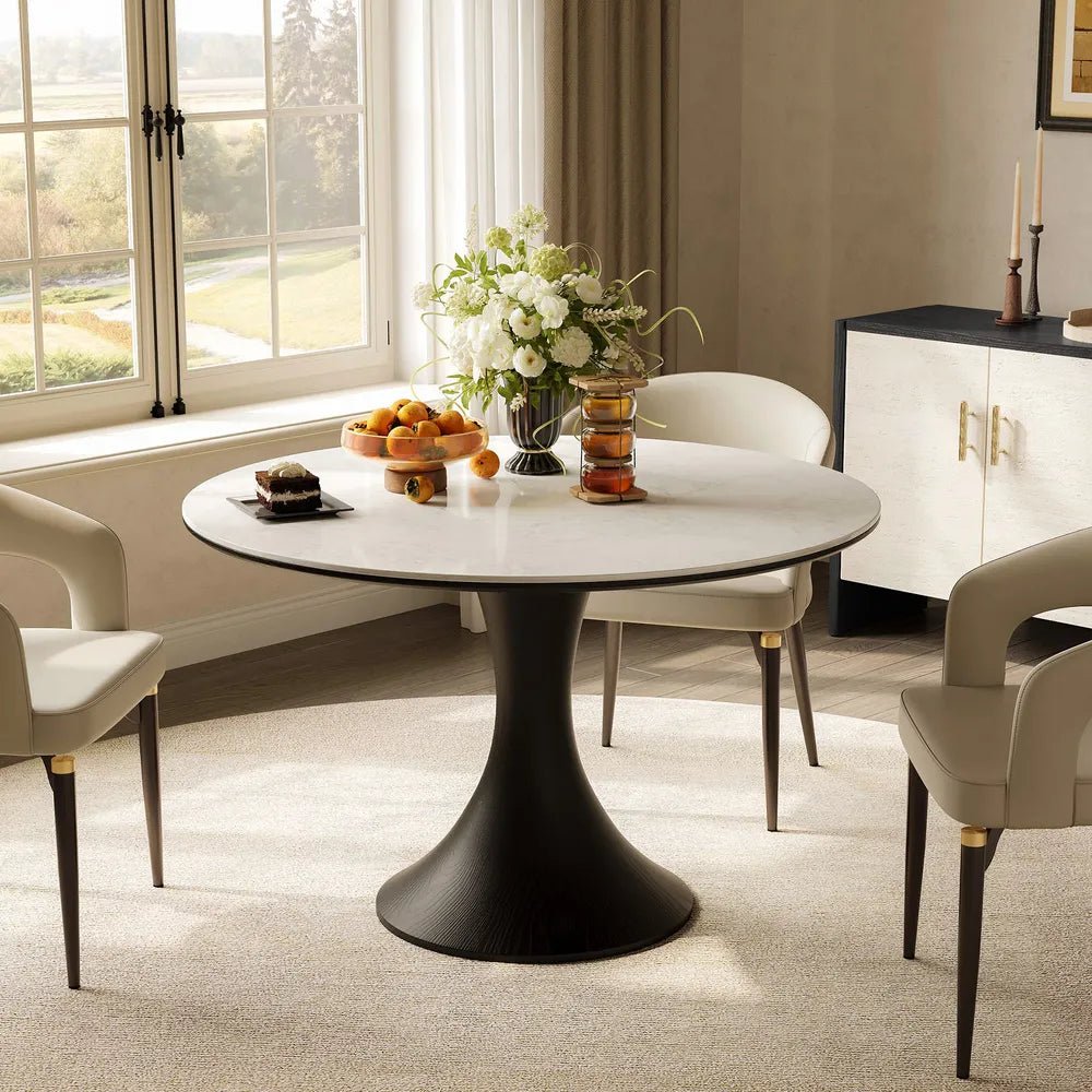 Elara Marble Dining Table, 150cm - Exclusivia