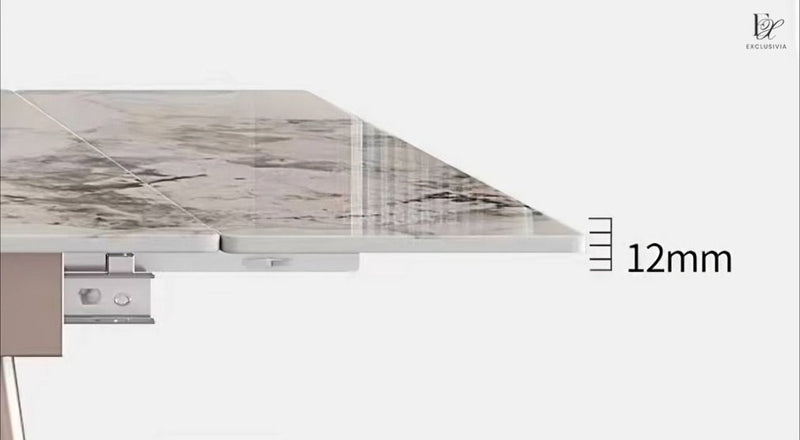 ELENI Modern Extendable Sintered Stone Dining Table - Exclusivia