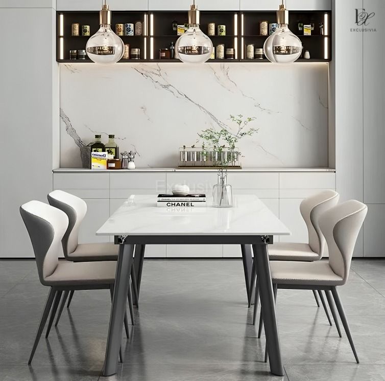 ELENI Modern Extendable Sintered Stone Dining Table - Exclusivia