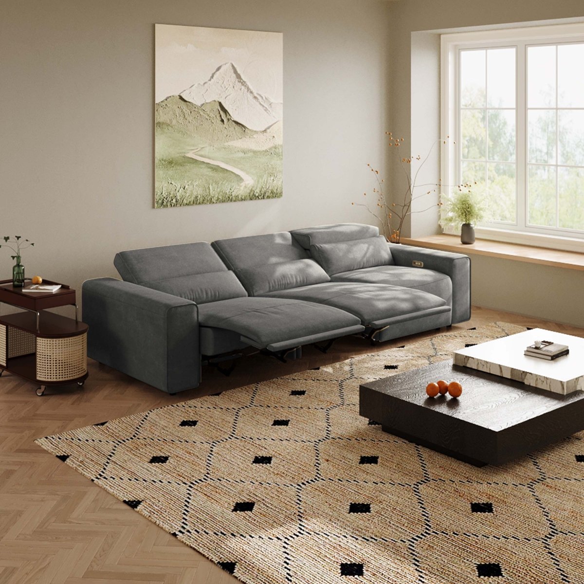 Elevora Power Modular Reclining Sofa - Exclusivia