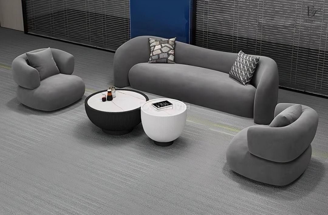 ELIJAA Modern Velvet Sofa - Exclusivia