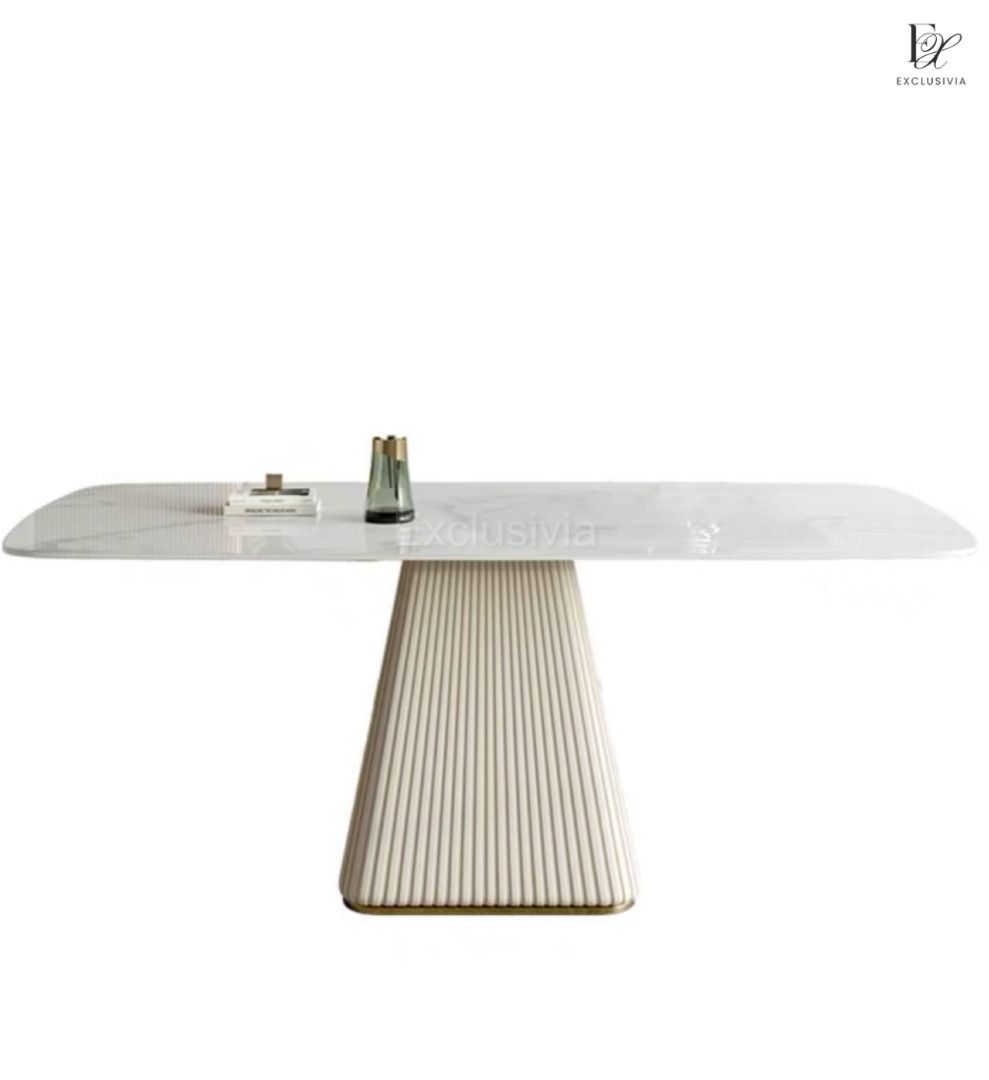 ELLE Modern Sintered Stone Dining Table - Exclusivia