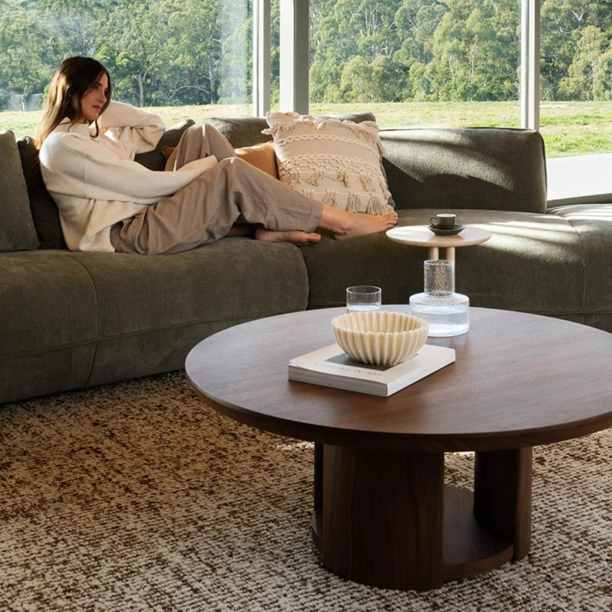 Elmora Coffee Table, 100 cm - Exclusivia