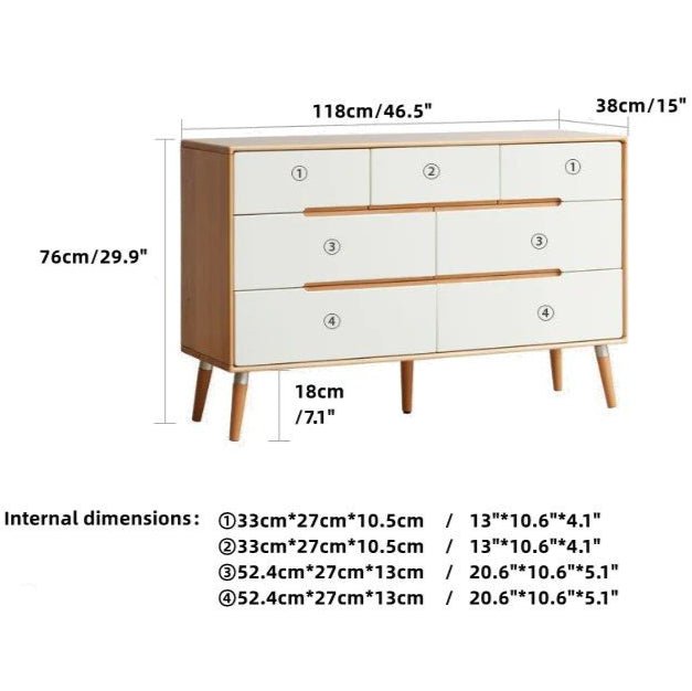Enzo 7 Drawer Dresser - Exclusivia