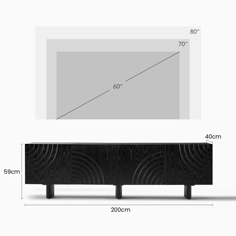 Eron Media Console, 200cm - Exclusivia
