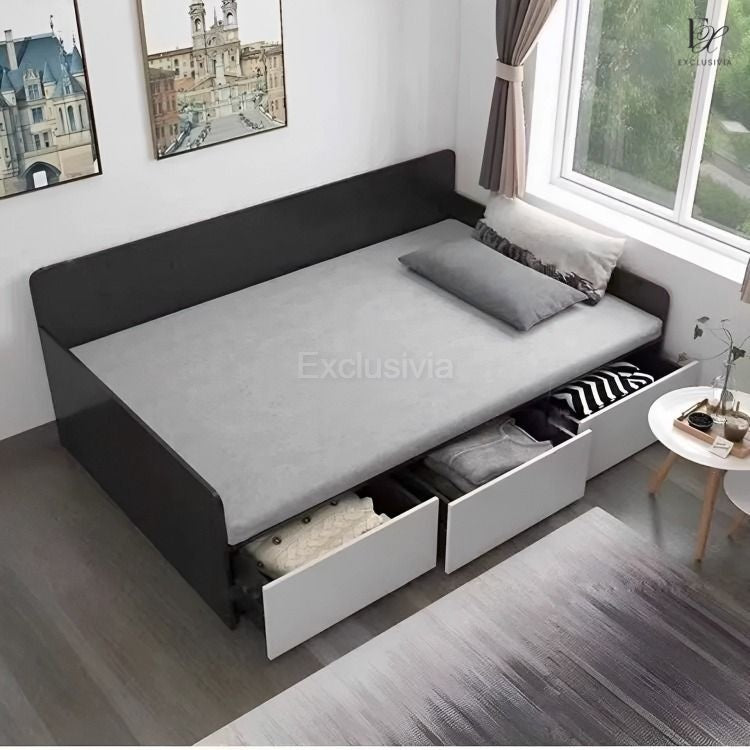 ERWIN Modern Storage Bed Frame - Exclusivia