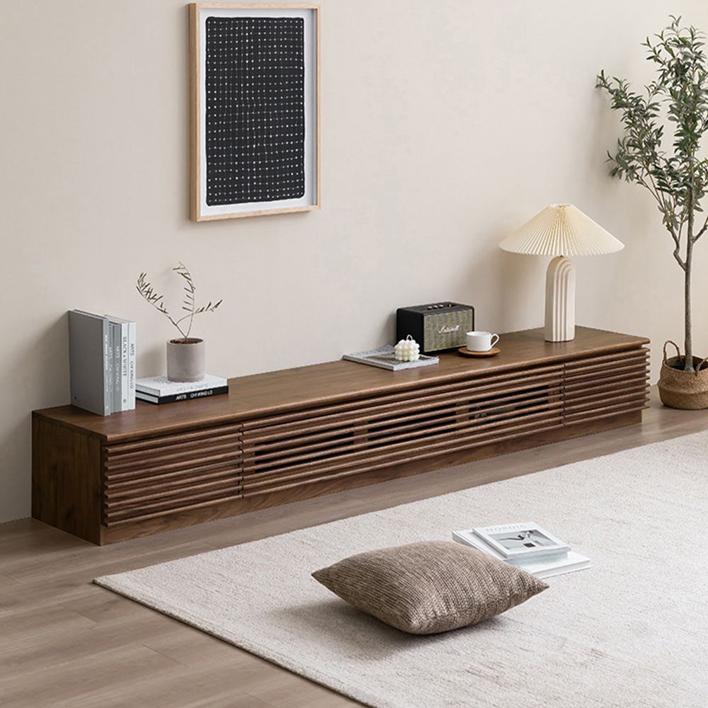 Evara Minimalist Fluted TV Stand - Exclusivia