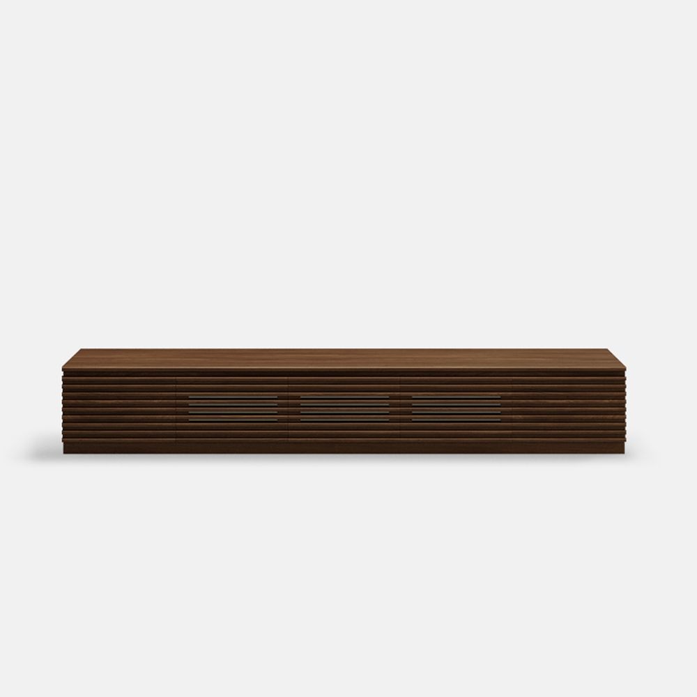 Evara Minimalist Fluted TV Stand - Exclusivia