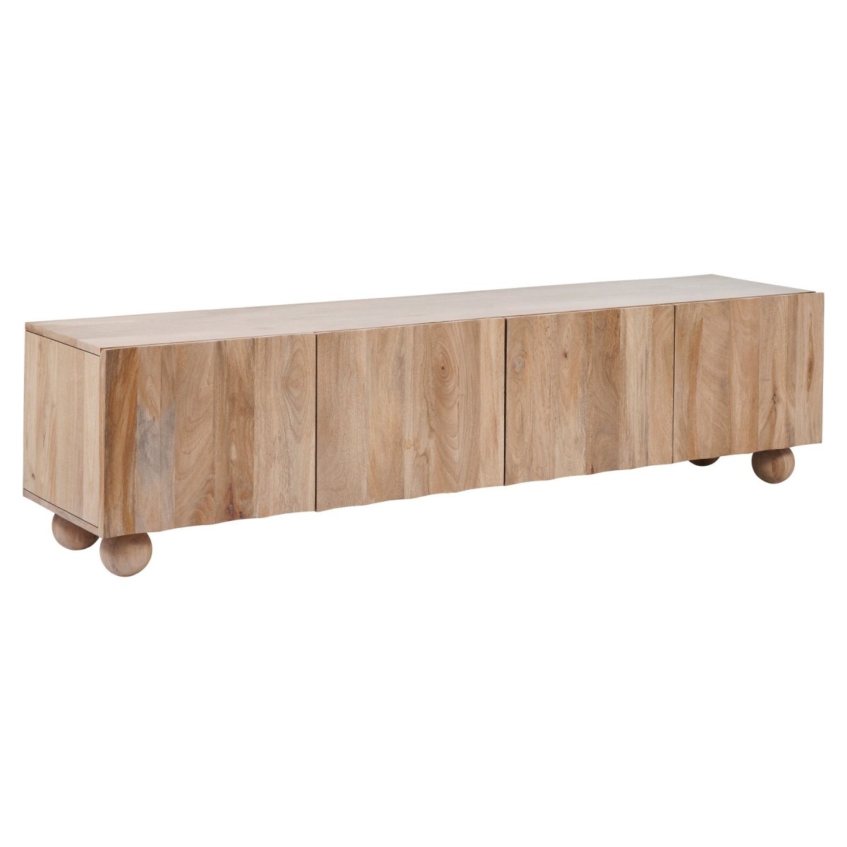 Ezra Mango Wood TV Unit - Exclusivia
