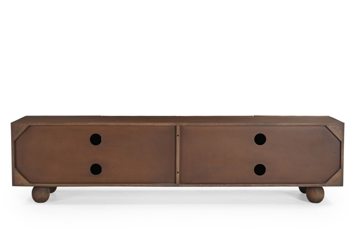 Ezra Mango Wood TV Unit - Exclusivia