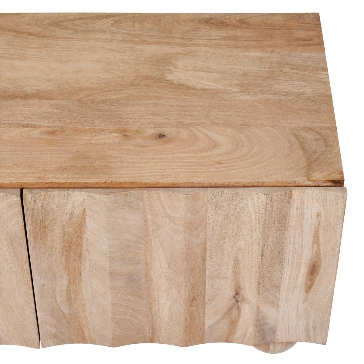 Ezra Mango Wood TV Unit - Exclusivia