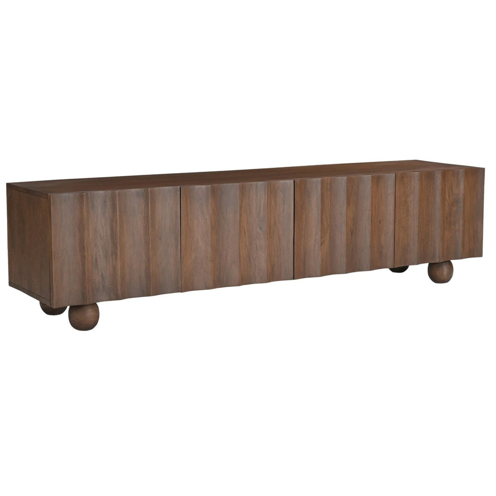 Ezra Mango Wood TV Unit - Exclusivia