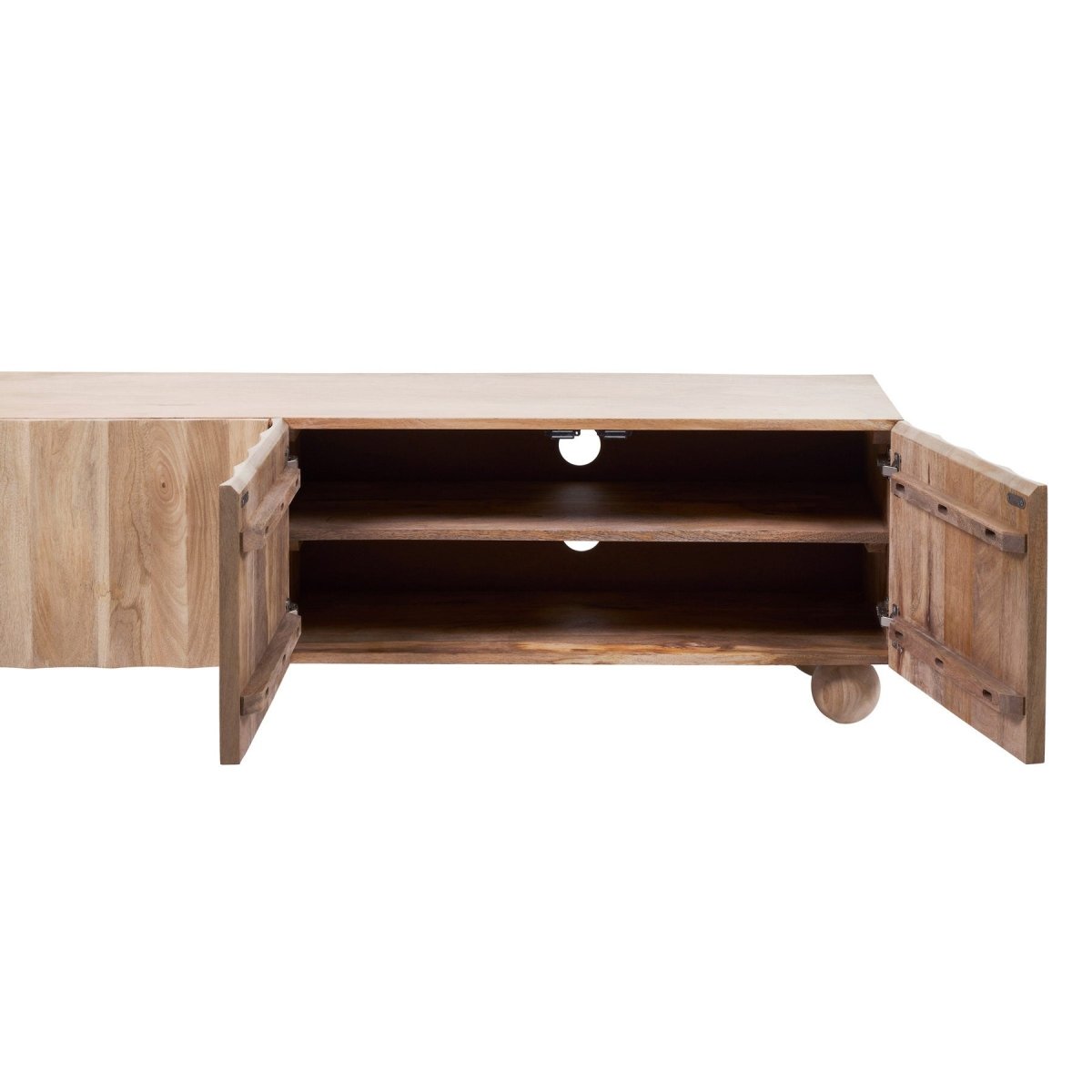 Ezra Mango Wood TV Unit - Exclusivia