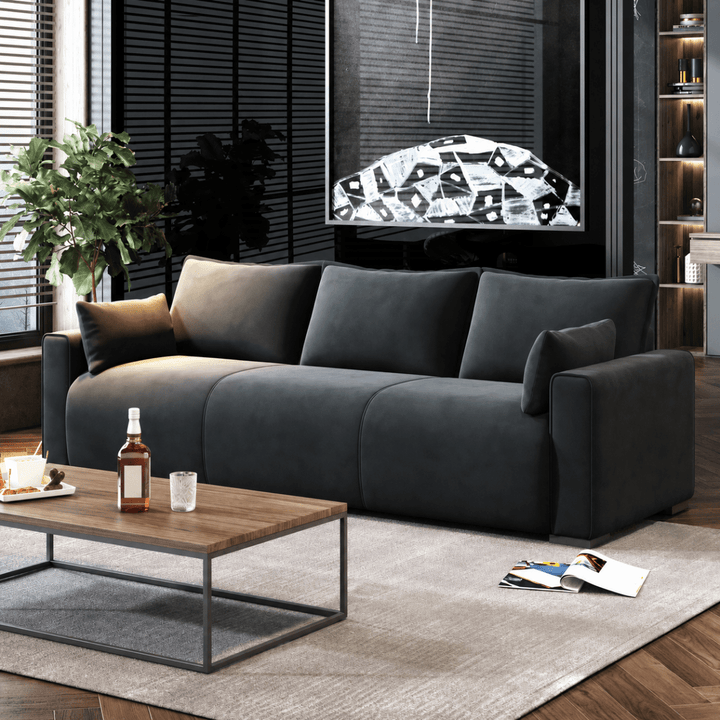 Fenna Modern Leathaire Sofa - Exclusivia