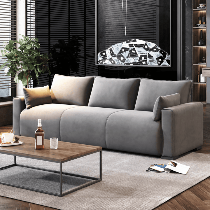 Fenna Modern Leathaire Sofa - Exclusivia