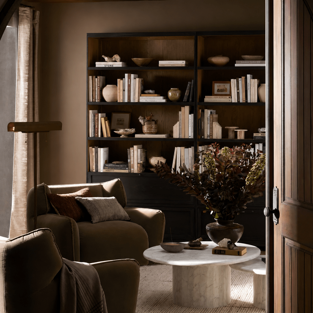 FLINT Modern Solid Wood Bookshelf - Exclusivia