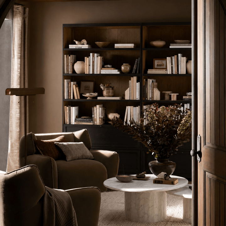 FLINT Modern Solid Wood Bookshelf - Exclusivia