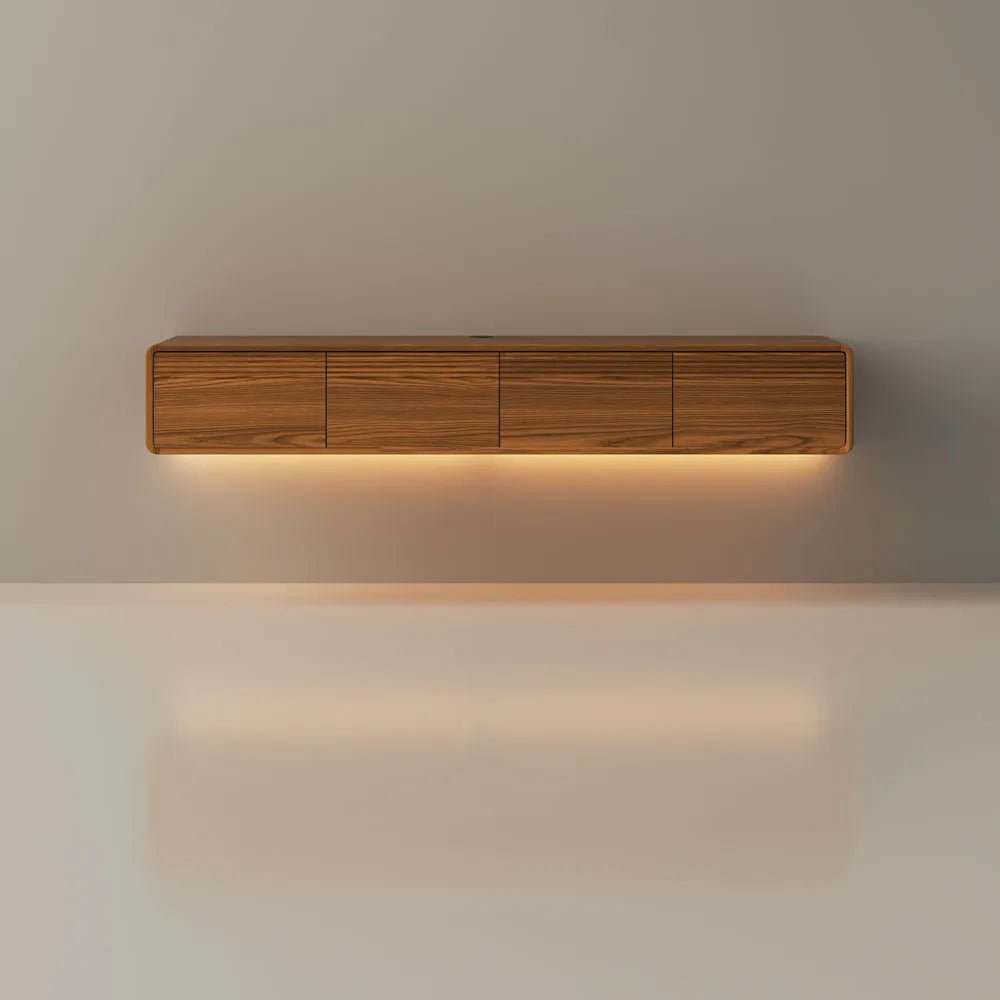 Float 180 cm Mid - Century Floating TV Console - Exclusivia