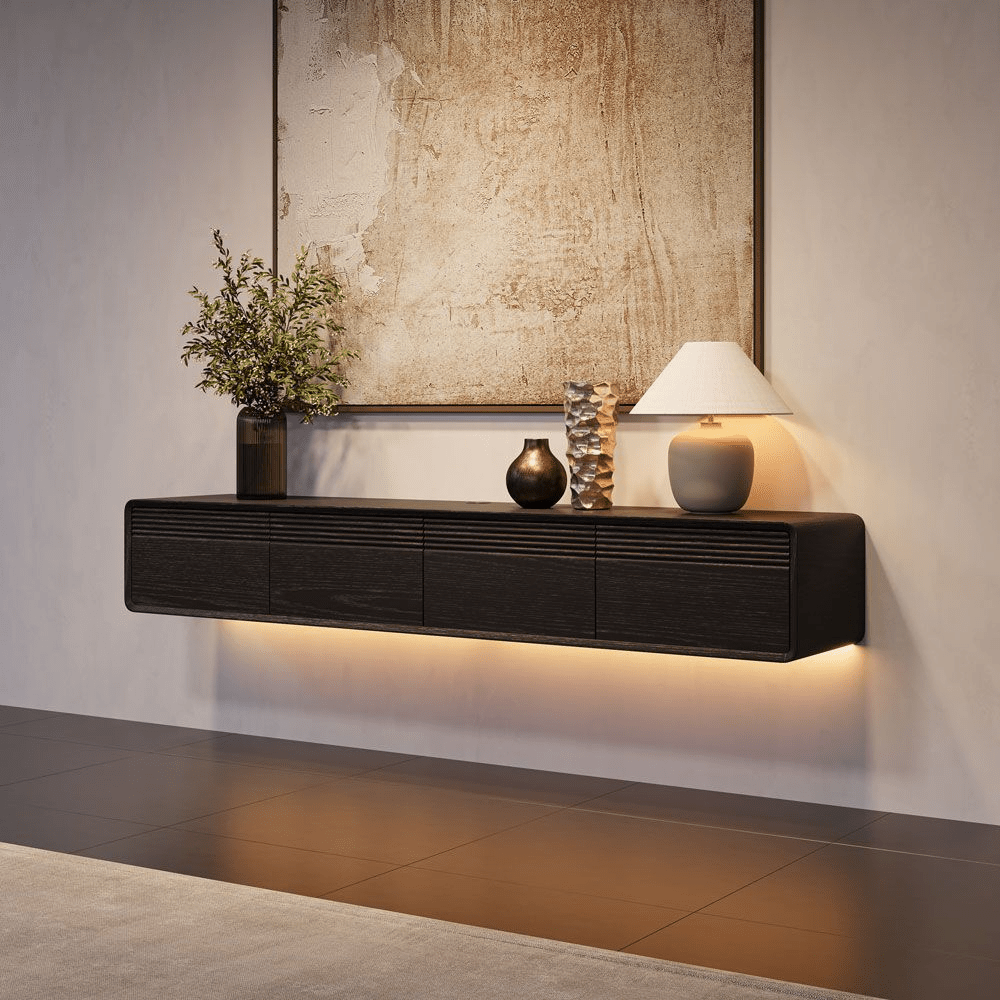 Float Mid - Century Floating TV Console - Exclusivia