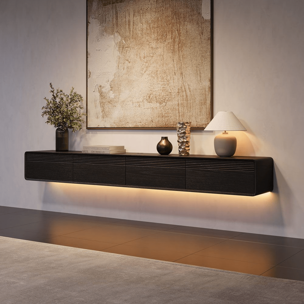 Float Mid - Century Floating TV Console - Exclusivia