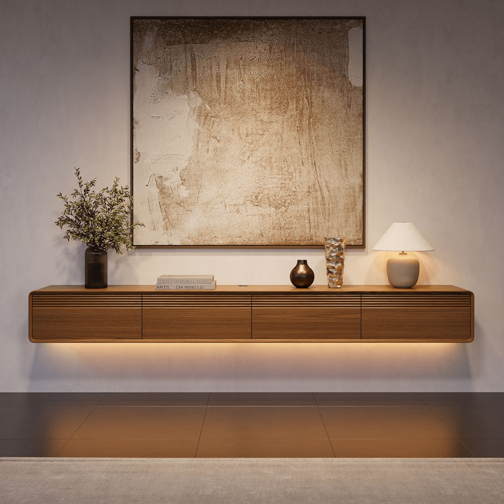 Float Mid - Century Floating TV Console - Exclusivia