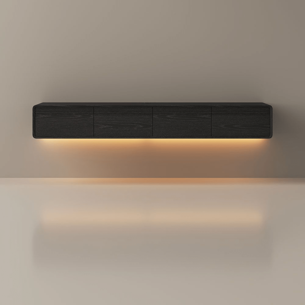 Float Mid - Century Floating TV Console - Exclusivia