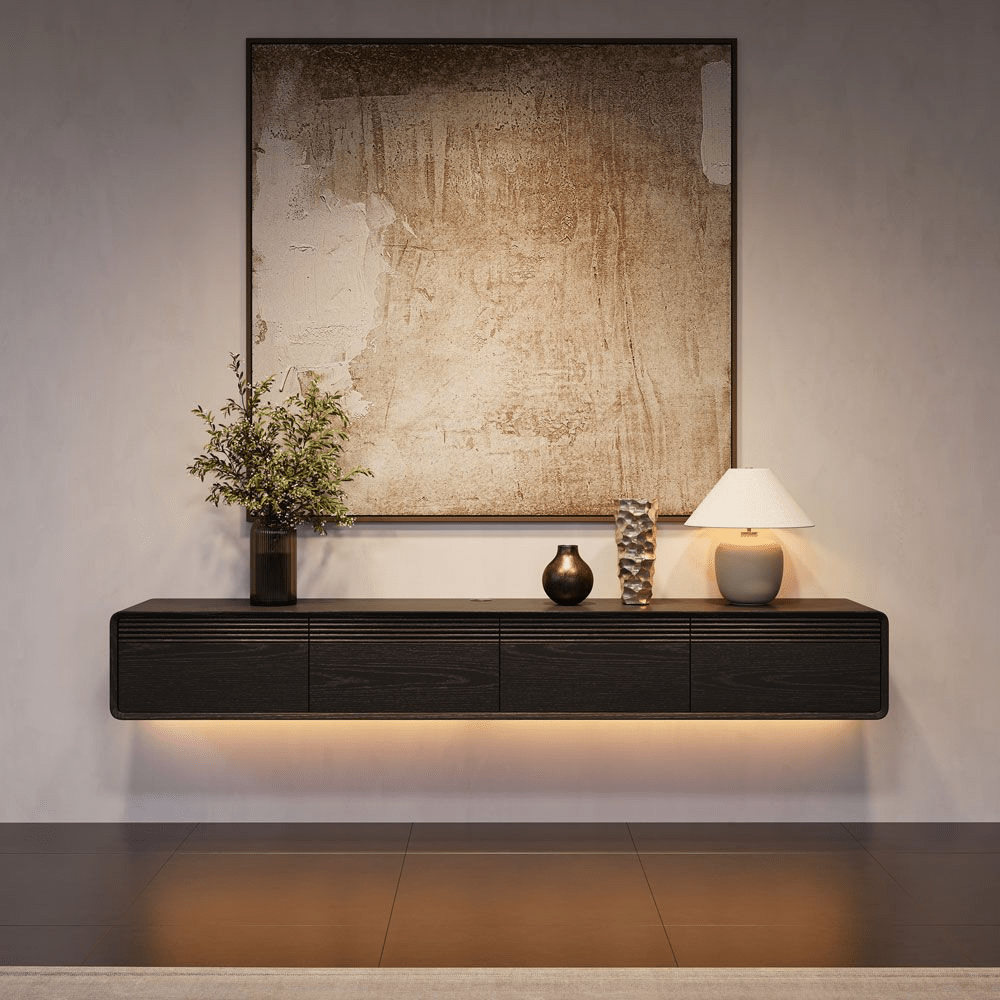 Float Mid - Century Floating TV Console - Exclusivia