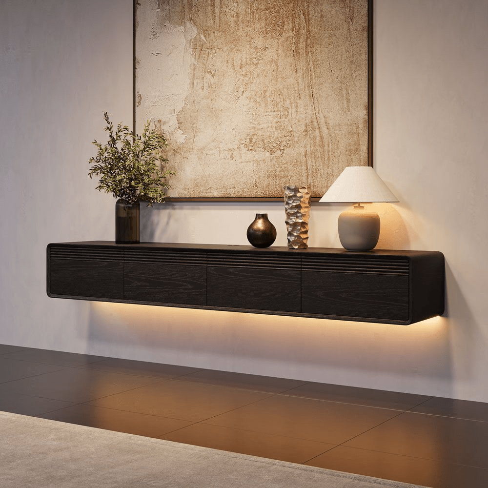 Float Mid - Century Floating TV Console - Exclusivia