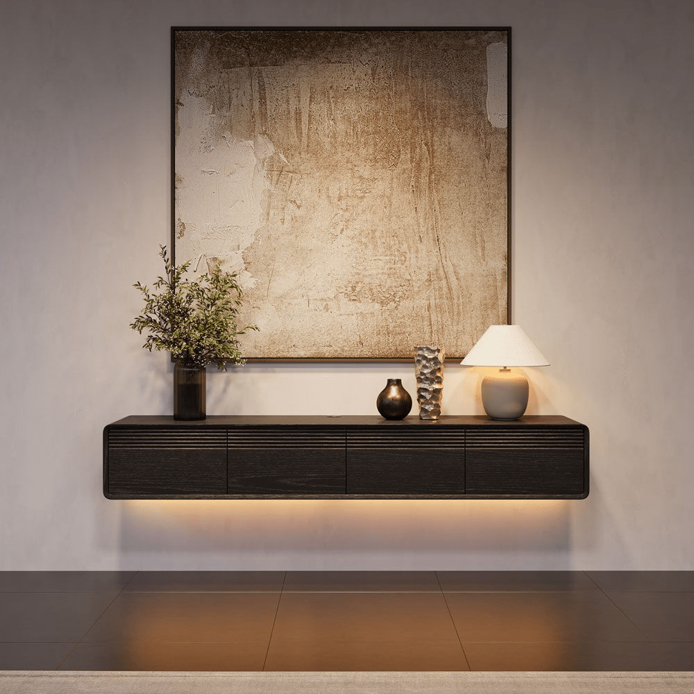 Float Mid - Century Floating TV Console - Exclusivia