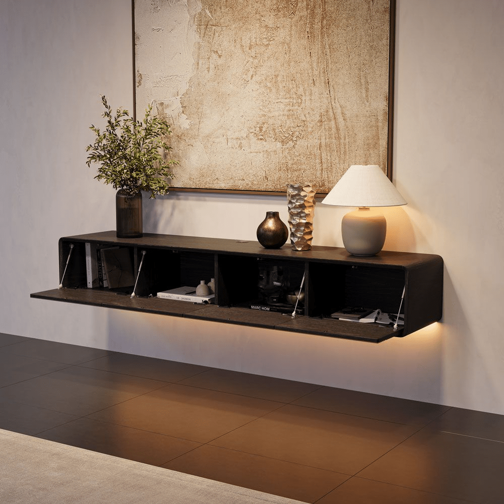 Float Mid - Century Floating TV Console - Exclusivia