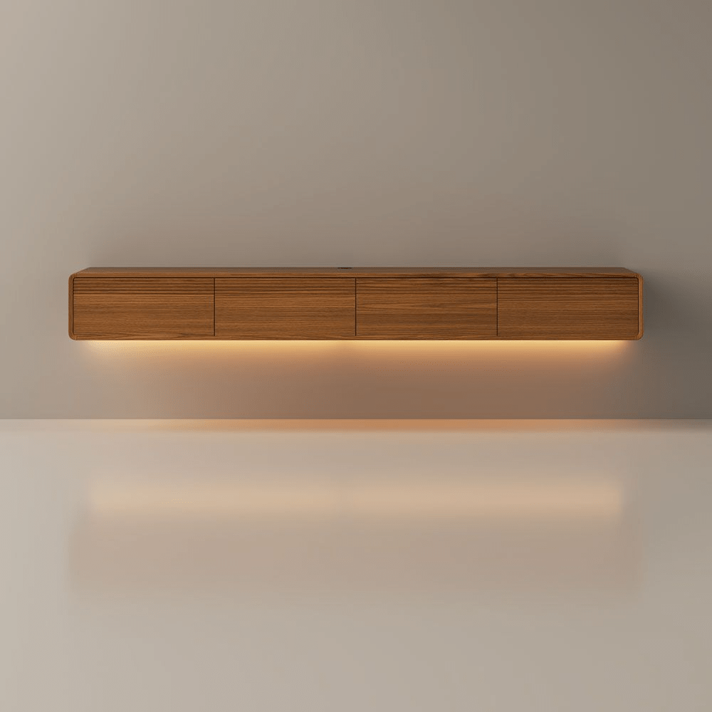 Float Mid - Century Floating TV Console - Exclusivia