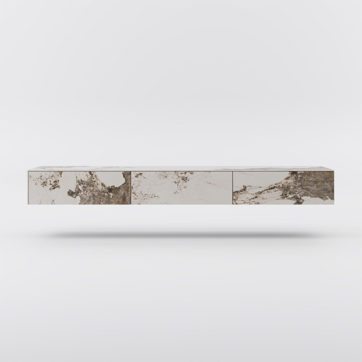 Float Modern Sintered Stone Floating TV Console - Exclusivia