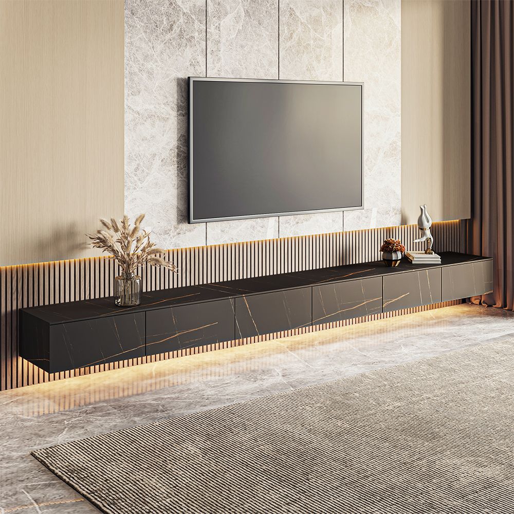 Float Modern Sintered Stone Floating TV Console - Exclusivia