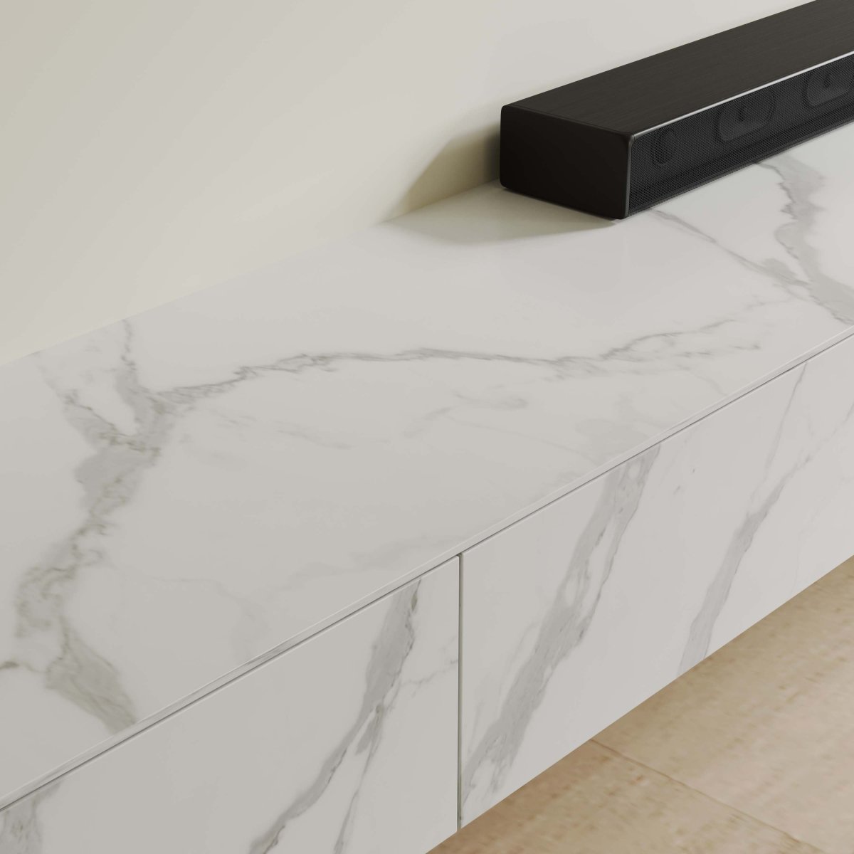 Float Modern Sintered Stone Floating TV Console - Exclusivia