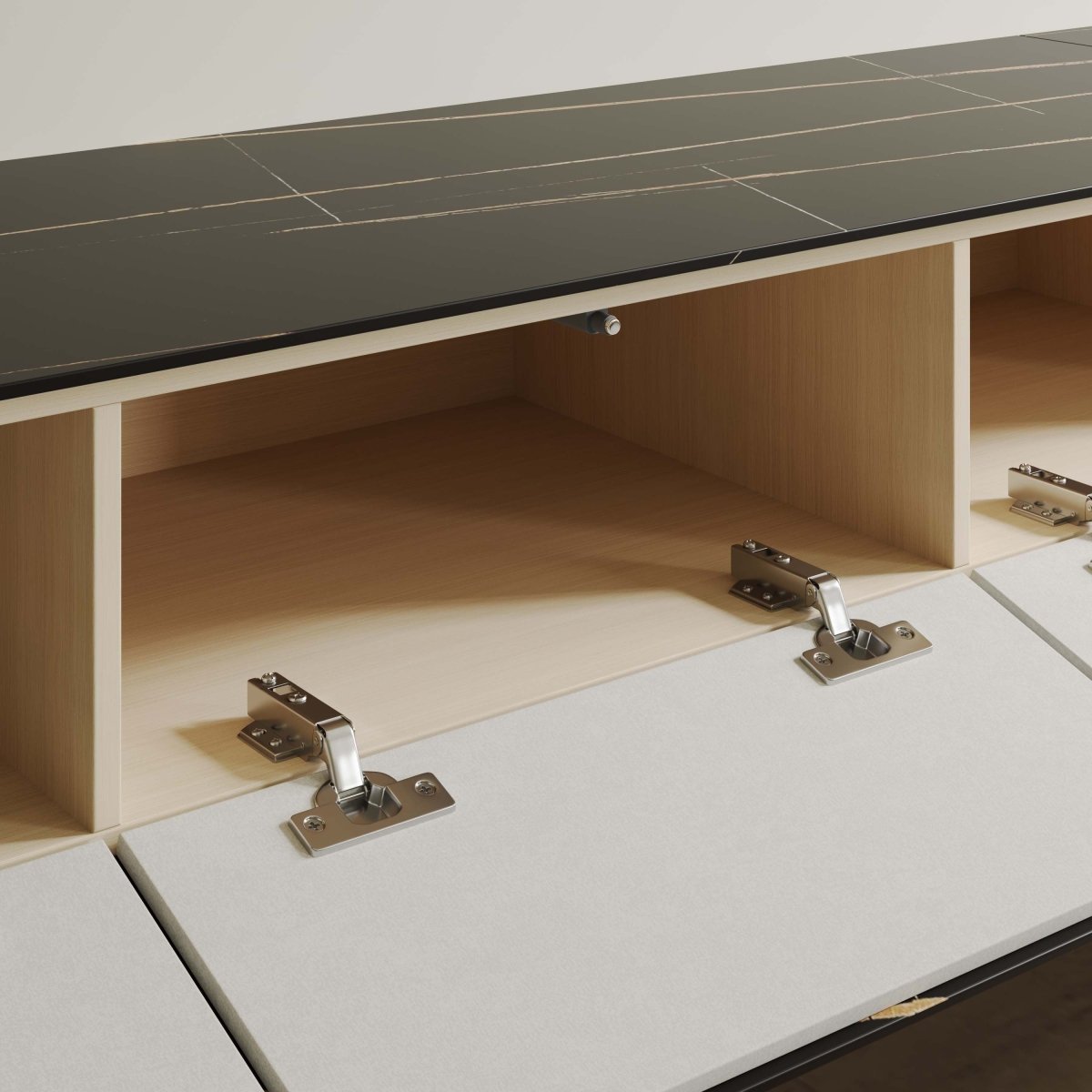 Float Modern Sintered Stone Floating TV Console - Exclusivia