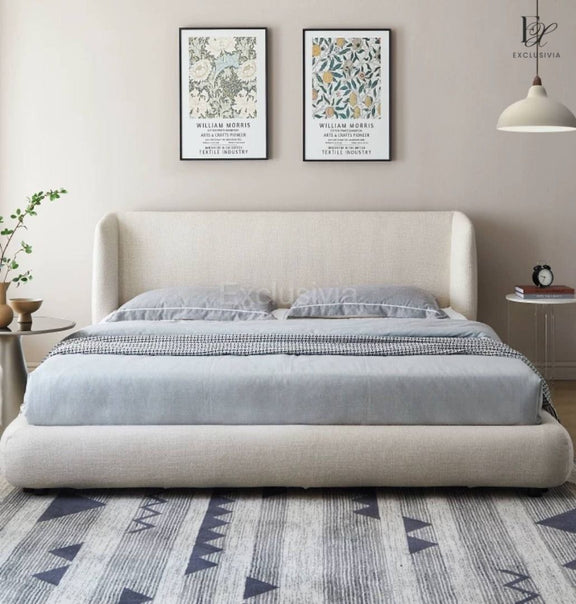 FLUPO Modern Fabric Bedframe - Exclusivia