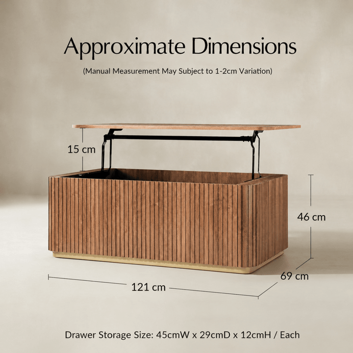 Flux Lift - Top Coffee Table - Exclusivia