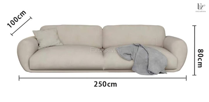 FOLKES Legless Modern Sofa - Exclusivia