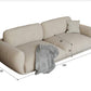 FOLKES Legless Modern Sofa - Exclusivia