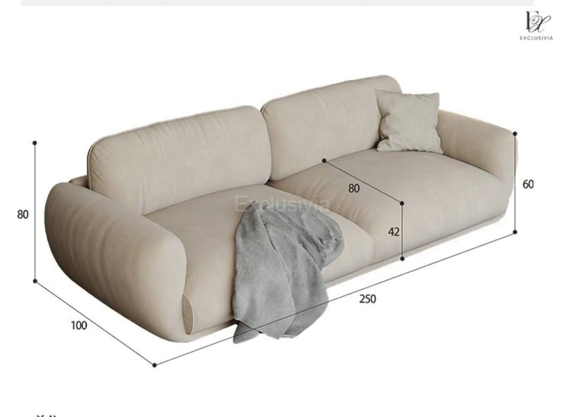 FOLKES Legless Modern Sofa - Exclusivia