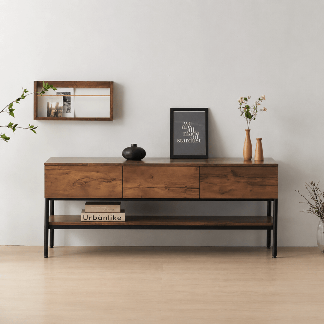Forge Solid Wood TV Console - Exclusivia