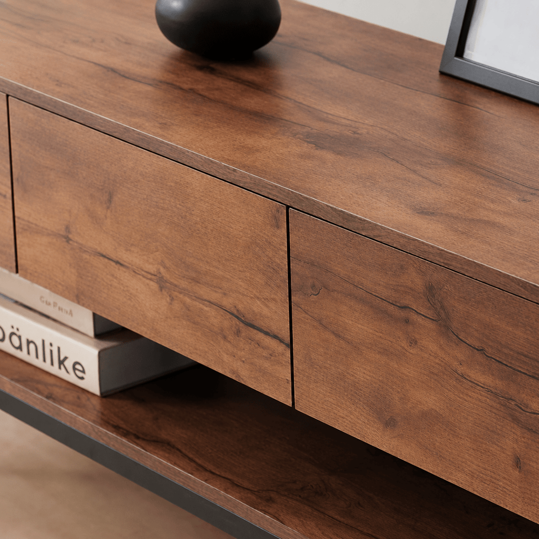 Forge Solid Wood TV Console - Exclusivia