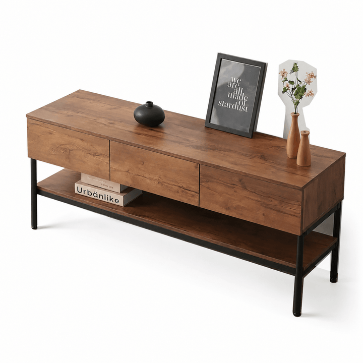 Forge Solid Wood TV Console - Exclusivia