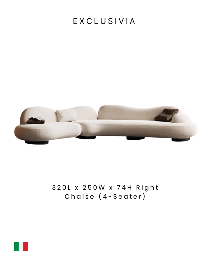 FORMA Curved Italian Sofa - Exclusivia