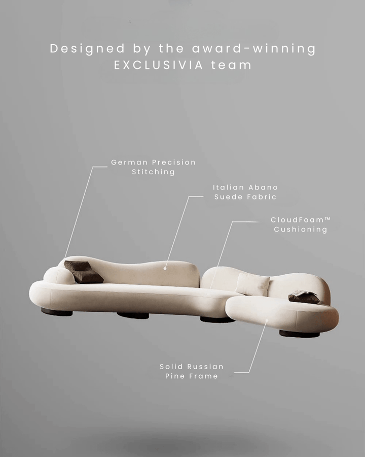 FORMA Curved Italian Sofa - Exclusivia