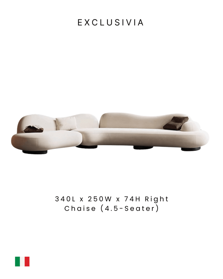 FORMA Curved Italian Sofa - Exclusivia