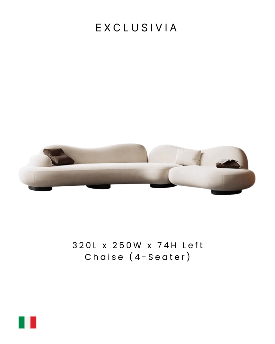 FORMA Curved Italian Sofa - Exclusivia