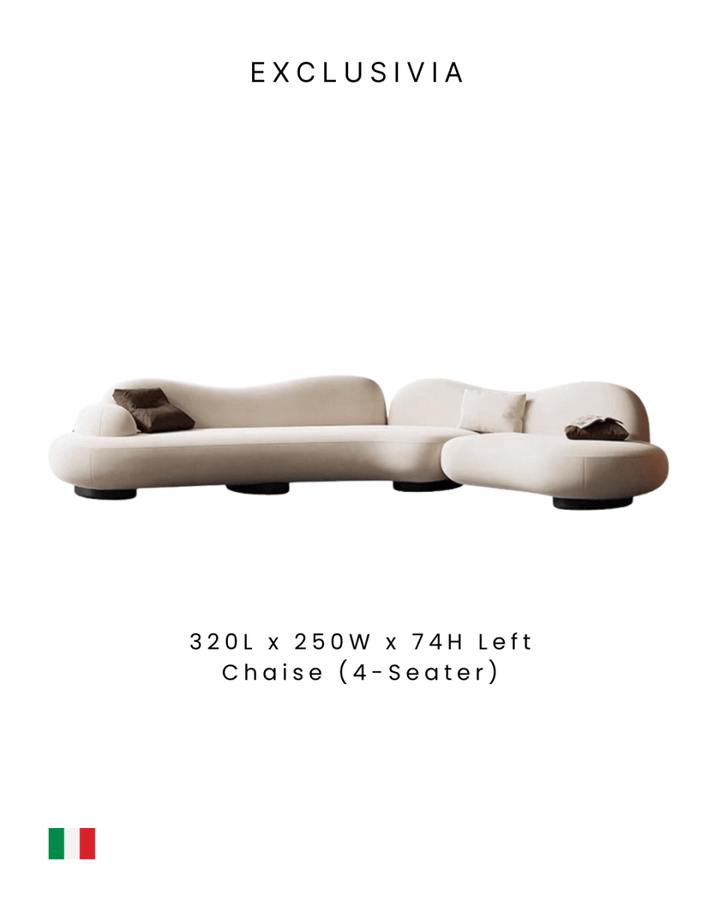 FORMA Curved Italian Sofa - Exclusivia