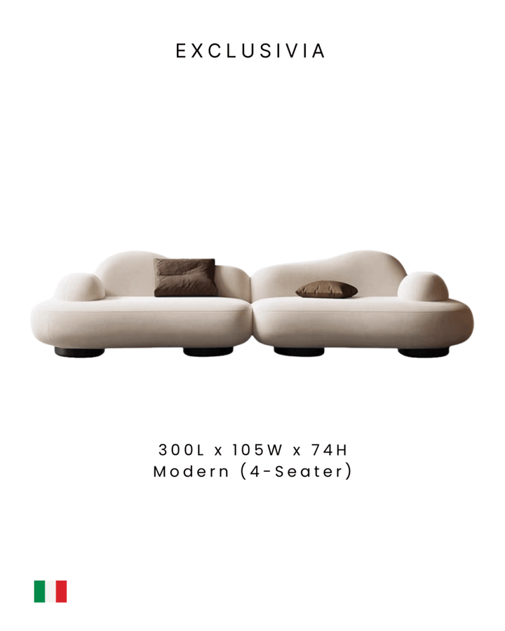 FORMA Curved Italian Sofa - Exclusivia